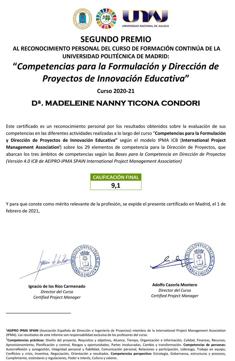 2º mejor alumno