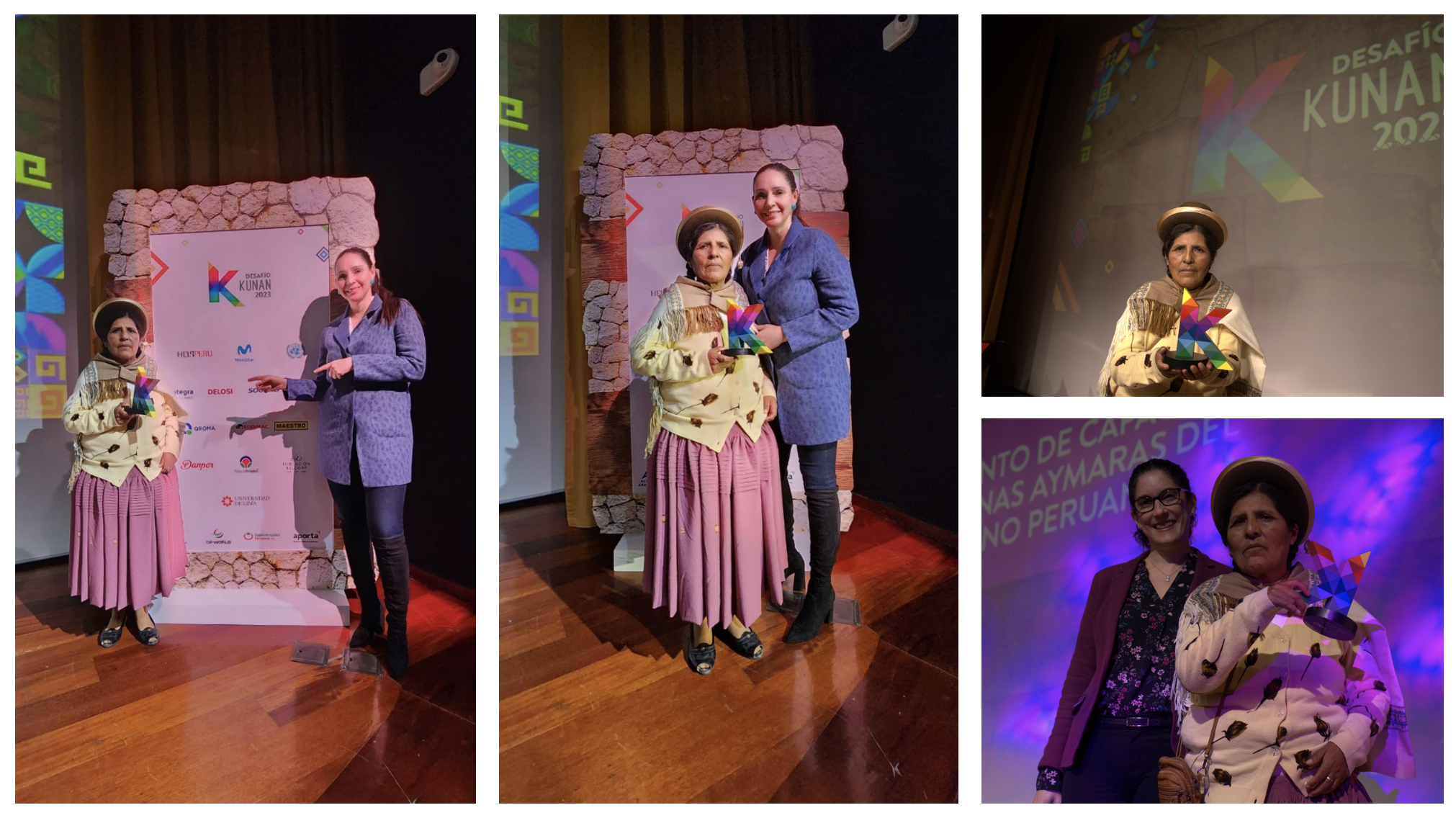 La presidenta de la CMA la Sra. Jesús Petrona acompañada por la Sra. Pierangeli Dodero Jovich Señora Perú 2019 y Embajadora de la CMA La presidenta de la CMA la Sra. Jesús Petrona acompañada por la Sra. Pierangeli Dodero Jovich Señora Perú 2019 y Embajadora de la CMA